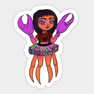 Zodiac Cancer Girl Sticker